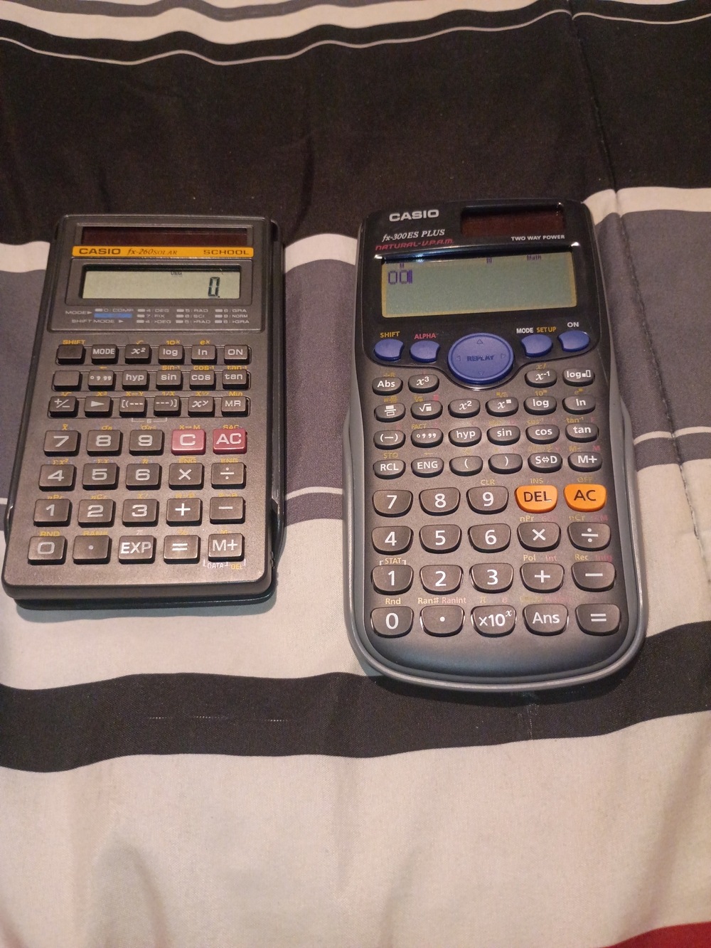 2 CASIO Calculators Both Tested And Working. GUC OBO